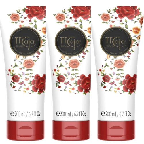 Maja Body Lotion / Körperlotion für Trockene Haut Parfümiert 200ml 3er Pack