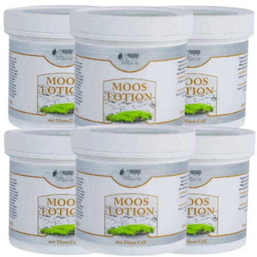 MOOS LOTION 250ml Tages- & Nachtcreme Mooscreme Hautcreme Hautpflege Salbe 6er P