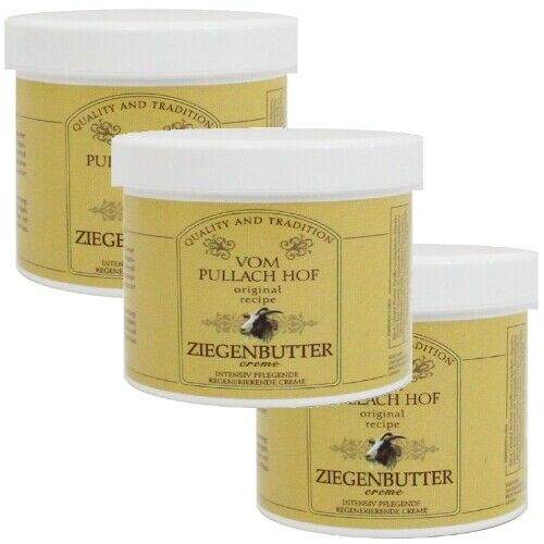 Goat Butter Cream Quality from Pullach Hof Moisture Main Care Cream 3 Pack