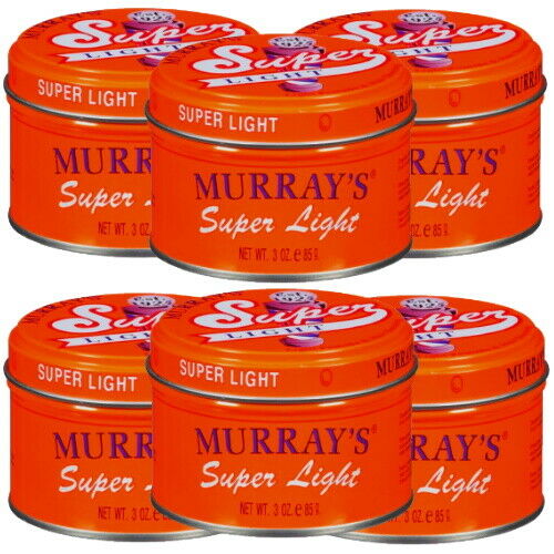 Murray´s Super Light Haar Styling Hair Dressing Pomade Haarwachs Haarwax 85g 6x
