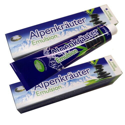 Alpine Herbs Emulsion Cream Homeopathy Original Pullach Hof Ointment 200ml 2 Pack