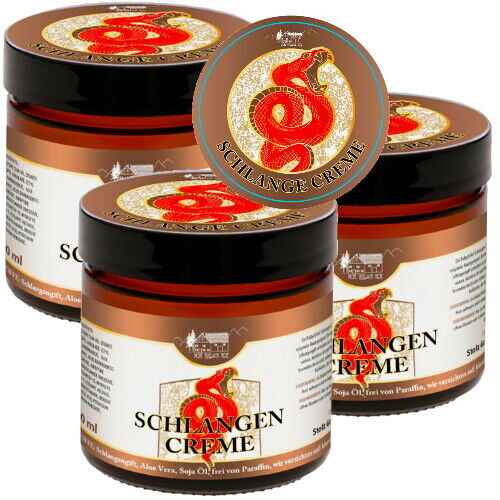 Schlangengift Schlangencreme Extra Feuchtigkeit Hautpflege Salbe 100ml 3x