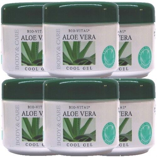 Bio-Vital Aloe Vera COOL Gel moisturizes soothes skin care 125ml 6er