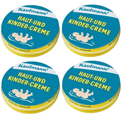 KAUFMANN`S Haut u. Kindercreme Kinder Hautpflege Creme 75 ml 4er Pack