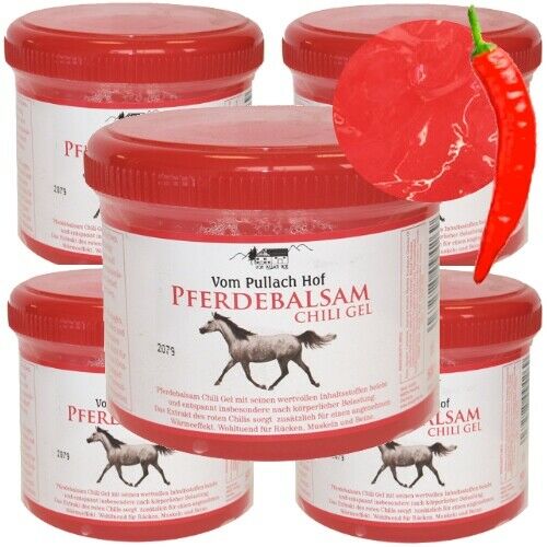 Pferdebalsam Chili Gel Pferdegel Pferdesalbe Wärmend Vom Pullach Hof 500ml 5er P
