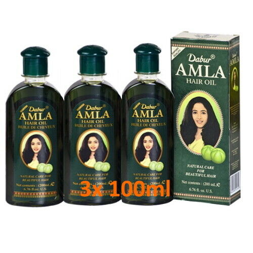 Dabur Amla hair oil Indian gooseberry Ayurvedic hair Amla oil 100ml pack of 3