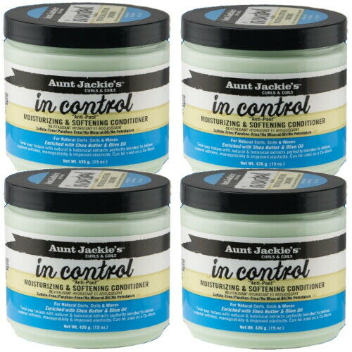 Aunt Jackie's Curls & Coils Control Moisturizing Softening Conditioner 426g 4x
