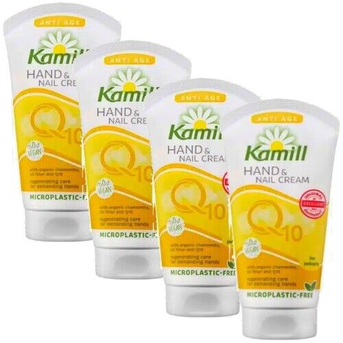 Kamill Hand & Nagelcreme Q10 Coenzym Anti-Aging Pflege Handcreme 75ml 4er Pack