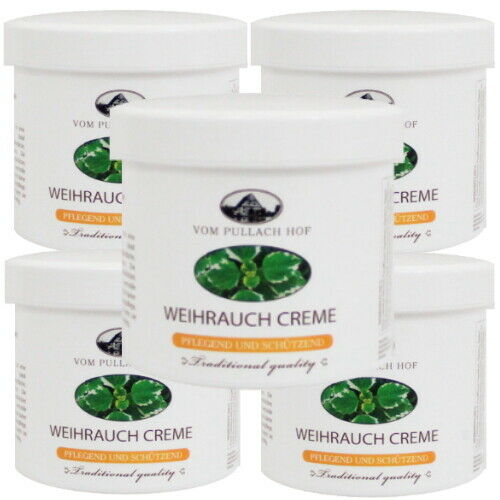Frankincense Cream Body Cream with natural frankincense oil from Pullach Hof 250ml 5x
