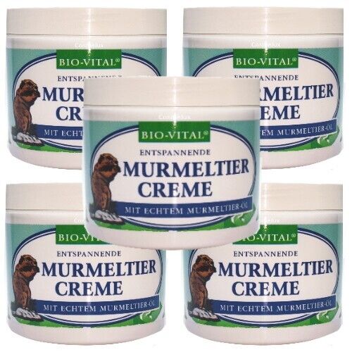 BIO-VITAL Marmot Cream Balm Relaxation Marmot Oil Ointment 250ml 5 Pack