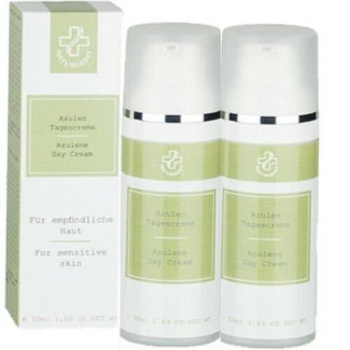 NATURGEIST Hagina  AZULEN Tagescreme Gesichtspflege Tagespflege 50ml 2er Pack