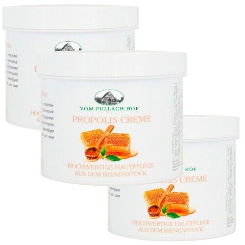 Propolis Creme Pullach Hof Hochwertige Hautpflege aus dem Bienenstock 250ml 3er