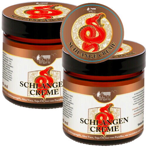 Schlangengift Schlangencreme Extra Feuchtigkeit Hautpflege Salbe 100ml 2x