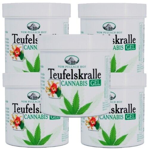 Teufelskralle Cannabis Gel Balsam Sport Reflexmassage Gelenkgel Pullach 250ml 5x