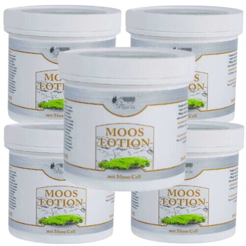 MOOS LOTION 250ml Tages- & Nachtcreme Mooscreme Hautcreme Hautpflege Salbe 5er P
