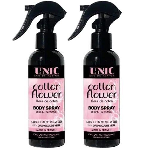 UNIC Cotton Flower Body Mist Parfum Spray 200 ml Eine Glückswolke! WoW 2er Pack