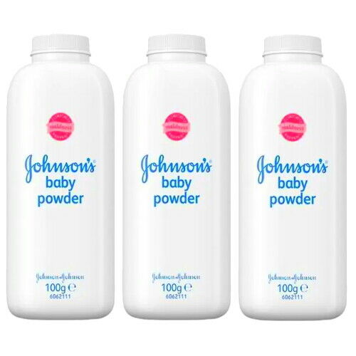Johnson's Baby Powder / Puder Hautschutz Körperpuder  100g 3er Pack