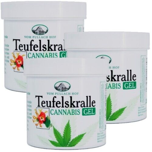 Teufelskralle Cannabis Gel Balsam Sport Reflexmassage Gelenkgel Pullach 250ml 3x