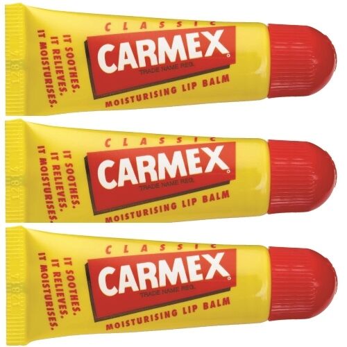 3er Pack Carmex Classic Lippenbalsam Original TUBE Lip Balm 10g