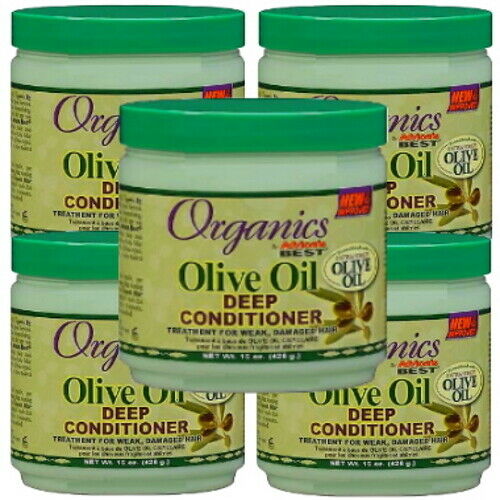 Africa's Best Originals Extra Virgin Oliven Öl Deep Conditioner /Spülung 426g 5x