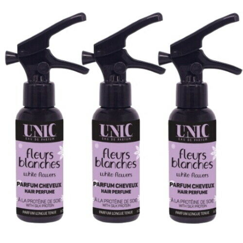 Unic Hair Perfume White Flowers Haarparfüm Verzaubernde Duft 50ml 3er Pack
