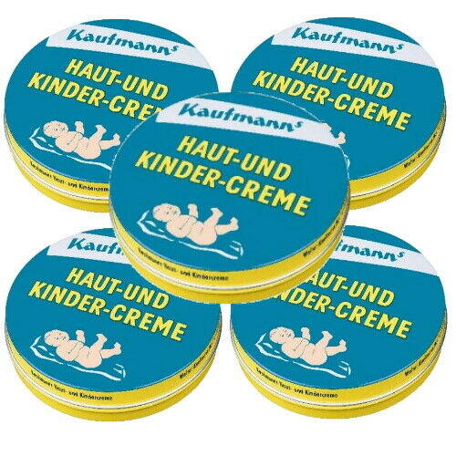 KAUFMANN`S Haut u. Kindercreme Kinder Hautpflege Creme 75 ml 5er Pack