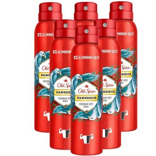 Old Spice HAWKRIDGE Deodorant Bodyspray 150ml 6er Pack