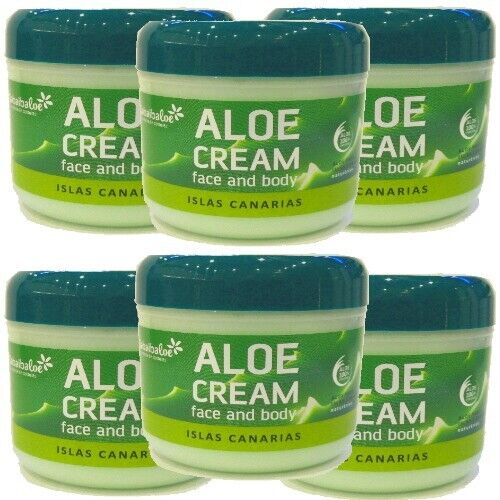 Tabaibaloe Kanarische ALOE VERA face & body CREAM Gesichtscreme Körpercreme 6er