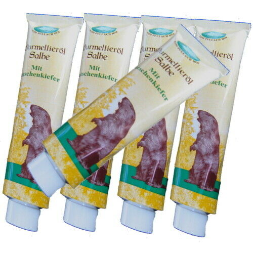 Murmeltieröl Salbe Latschenkiefer Murmeltier Öl Salbe Creme Pullach Hof 200ml 5x