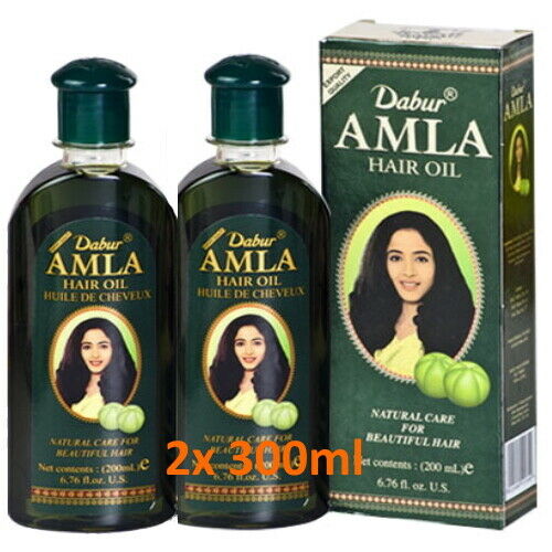 Dabur Amla Hair Oil Indian Gooseberry Ayurvedic Hair Amla oil 300ml 2 Pack