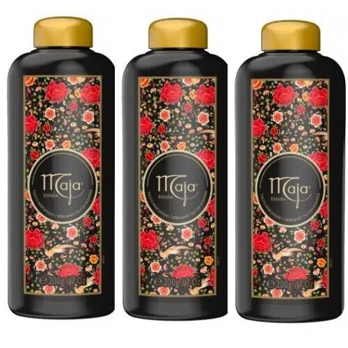 Maja Myrurgia Talcum Powder Körperpuder Talk Puder 200g 3er Pack