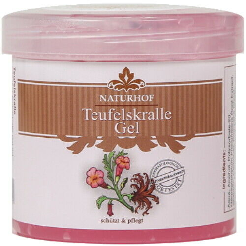 Devil's Claw Gel Moisturizer Protects and Cares from Naturhof 250ml