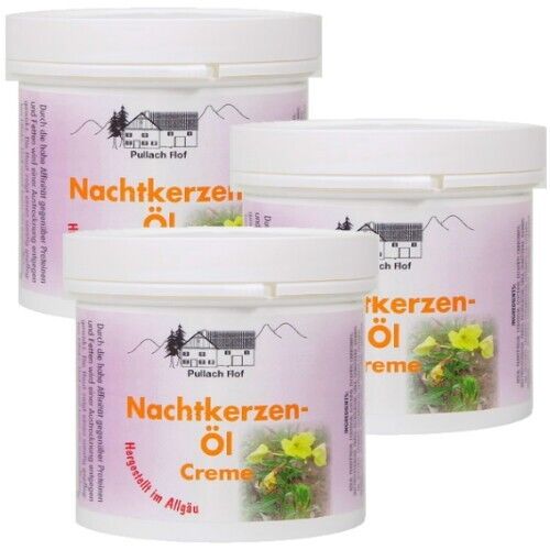 Nachtkerzen-Öl Creme Intensiv Hautpflege Gesichtspflege Neurodermitis 250ml 3er