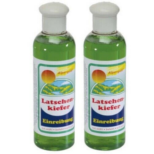 Latschenkiefer Einreibung wohltuend belebend Körperpflege Alpengold 250ml 2er