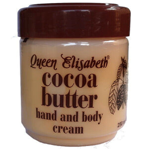Queen Elisabeth Cocoa Kakao Butter Cream Hand und Körper Creme 250ml