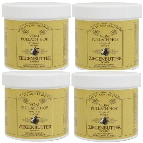 Goat Butter Cream Quality from Pullach Hof Moisture Main Care Cream 4 Pack