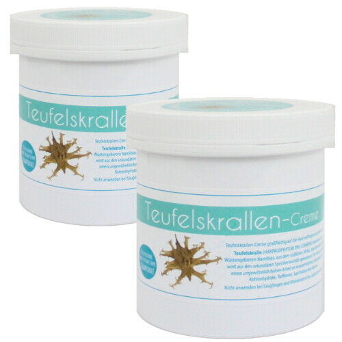 Teufelskrallen Creme Feuchtigkeitscreme Wohltuend Belebend vom Pullach 500ml 2er
