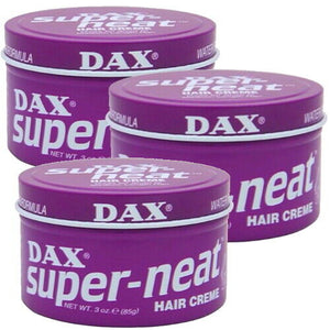 DAX Styling Haarwachs Super Neat Light Hair Creme Pomade Natural Look 99g 3er P.