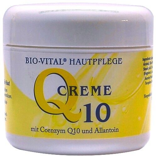 BIO-VITAL Q 10 Coenzyme Cream Q10 Allantoin Face Neck Decollete Care 125ml