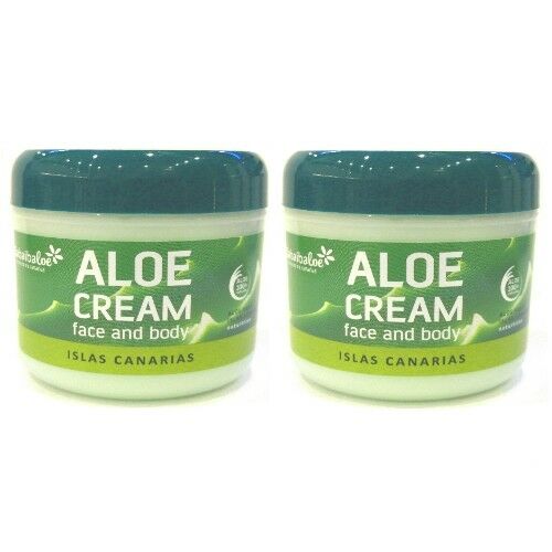 Tabaibaloe Kanarische ALOE VERA face & body CREAM Gesichtscreme Körpercreme 2er