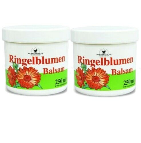 Ringelblumen Pflege Creme Balsam Hautpflege Handcreme Lippencreme 250ml 2er Pack