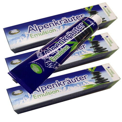 Alpine Herbs Emulsion Cream Homeopathy Original Pullach Hof Ointment 200ml 3 Pack