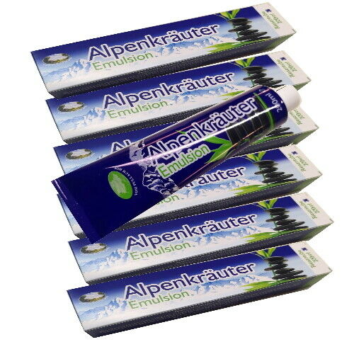 Alpine Herbs Emulsion Cream Homeopathy Original Pullach Hof Ointment 200ml 6 Pack