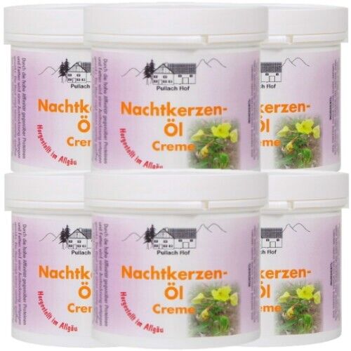 Nachtkerzen-Öl Creme Intensiv Hautpflege Gesichtspflege Neurodermitis 250ml 6er