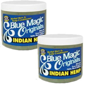 Blue Magic Organics INDIAN HEMP Herbal Hair & Scalp Conditioner 340g 2er Pack