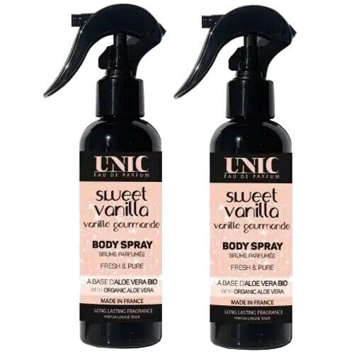 UNIC Sweet Vanilla Body Mist Parfum Spray 200 ml unwiederstehlich 2er Pack