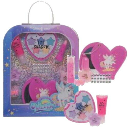 Kinder UNICORN Beauty Kosmetik Make-up Schminke SET 12 teilig (43)