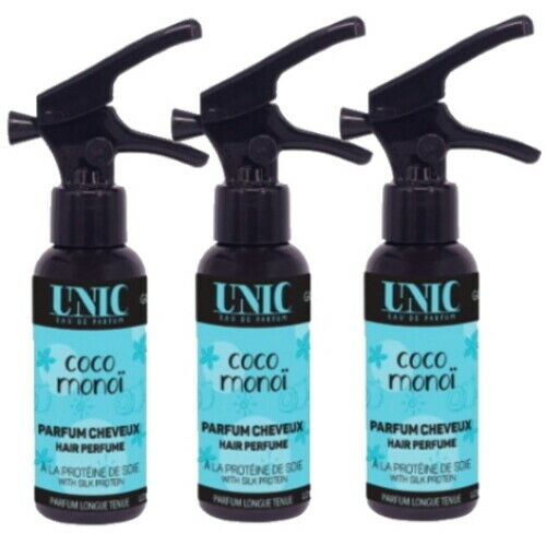 Unic Hair Perfume Coco Monoï Haarparfüm Verzaubernde Duft Seidenprotein 50ml 3x