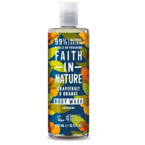 Faith in Nature Grapefruit & Orange Body Wash VEGAN Parabenfrei pH-Neutral 400ml