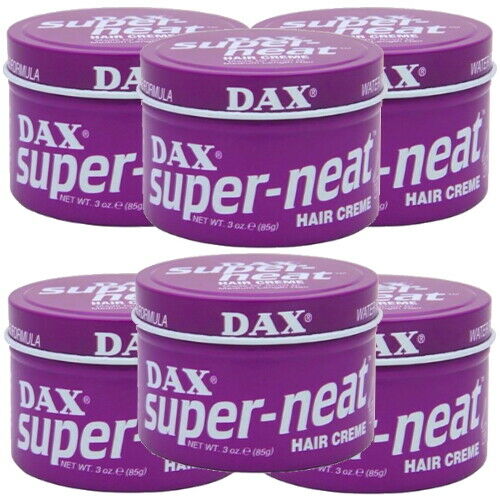 DAX Styling Haarwachs Super Neat Light Hair Creme Pomade Natural Look 99g 6er P.